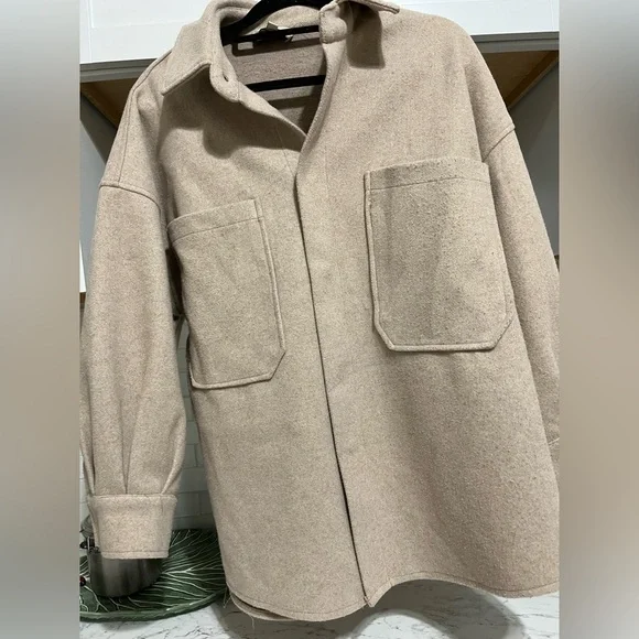 Pinch Men's Light Tan Shirt Jacket - Picture 4 of 7